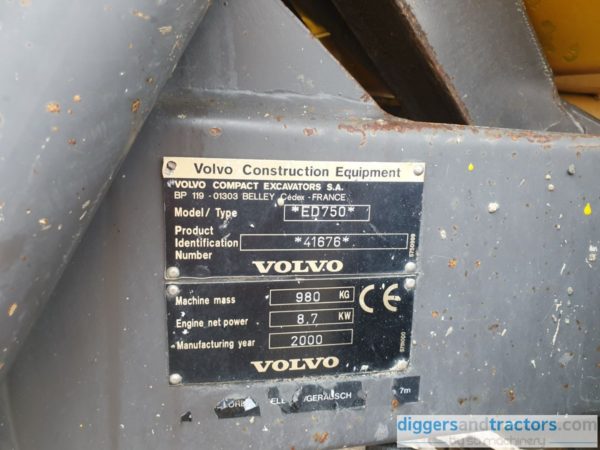 Volvo ED750 SkipLoader Dumper