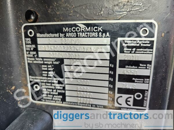 McCormick CX110 XtraShift Tractor
